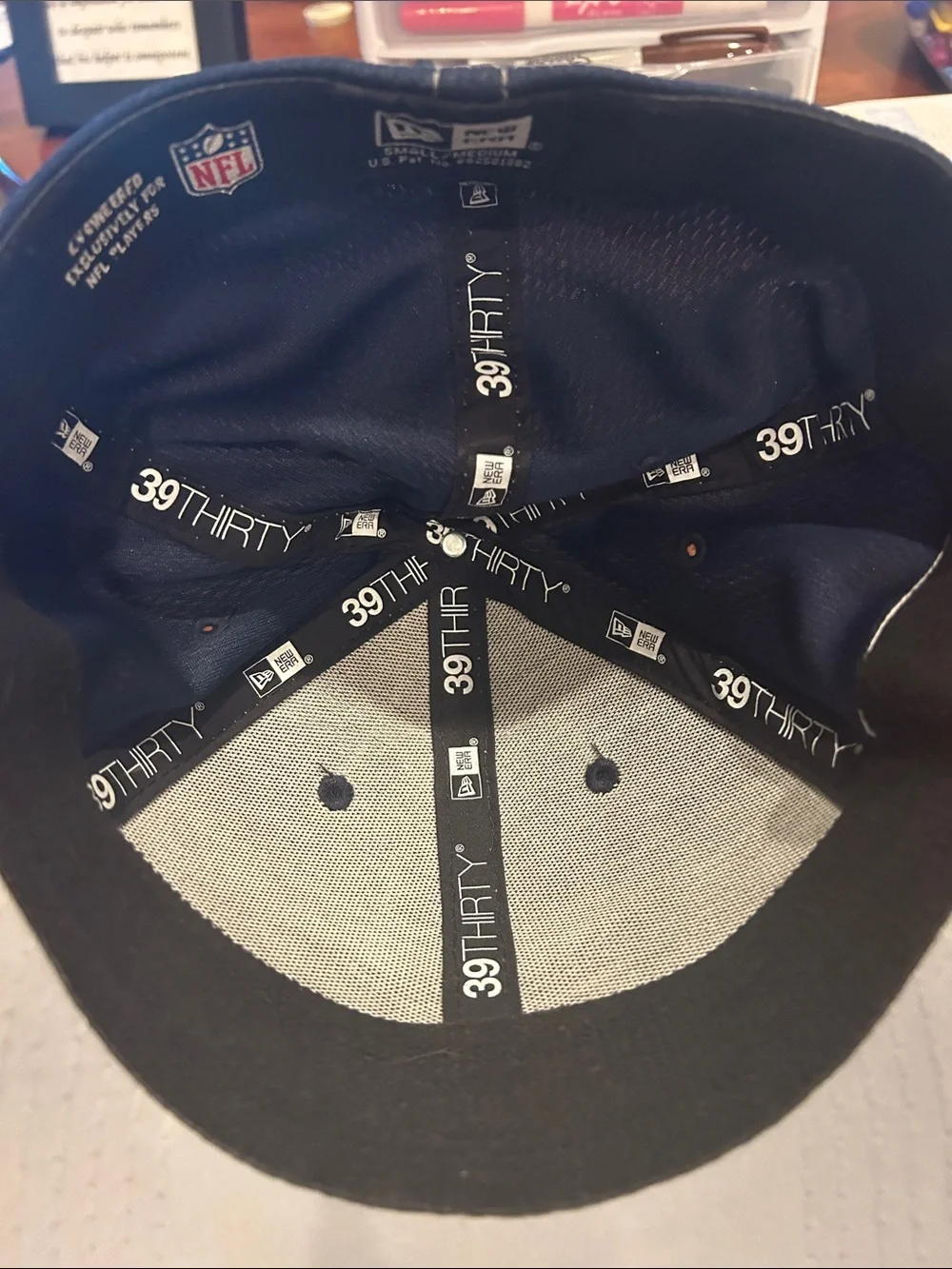 Dallas Cowboys Fitted New Era 39Thirty Navy Star Logo Cap S/M NFL